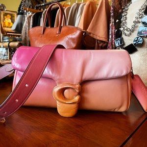 coach pillow tabby bag 26”